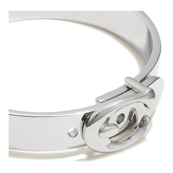 Coach Women's Signature C Buckle Bangle Bracelet - Picture 3 of 10